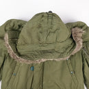 US N-3B OD Jacket with Fur Ruff 1972 - M - US Air Force Surplus - Flight Jackets