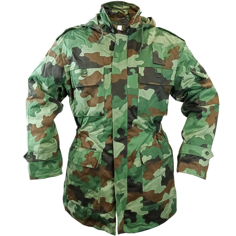 Serbian Woodland Parka Army and Outdoors
