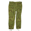 3 Colour Desert Green Dyed Trousers- XLarge - Film Production Used - Combat Trousers