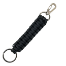 Black Paracord Keychain