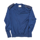 NZ Air Force Blue Wool V-Neck Jersey - 92cm, Small