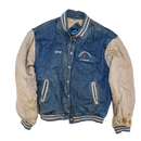 Tri-Mountain Denim Varsity Jacket - XLarge