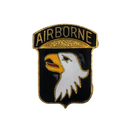 US 101st Airborne Division Screaming Eagles Metal Enamel Lapel Pin