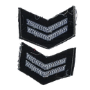 NZ Air Force Small Corporal Rank Patch Pair