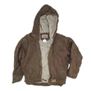 Schmidt Kids Brown Sherpa Lined Hooded Jacket - Large - Army & Outdoors - Hoodies