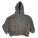 Key Brown Quilted Hooded Jacket - 4XLarge