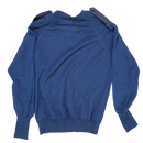 NZ Air Force Blue Wool V-Neck Jersey - 92cm, Small