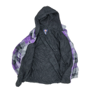 Dickies Purple Plaid Fleece Lined Shirt Jacket - Medium