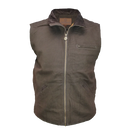 Outback Sawbuck Canvas Vest - Brown - Outback Trading - Vests