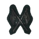 British Army crossed flags signaller qualification patch