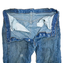 Levi's 501 Distressed Blue Jeans - 35x30, Medium