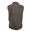 Outback Sawbuck Canvas Vest - Brown - Outback Trading - Vests