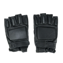 Mil-Tec Leather Fingerless Tactical Gloves - Medium