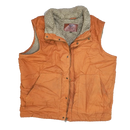Weather Club Brown Sherpa Lined Vest - XLarge