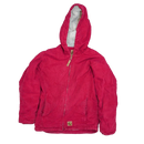 Berne Kids Red Sherpa Lined Hooded Jacket - Large