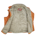 Weather Club Brown Sherpa Lined Vest - XLarge