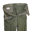 Belgian Army Olive Wool Uniform Trousers - Large
