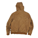 G.H. Bass & Co. Brown Canvas Hooded Work Jacket - Medium