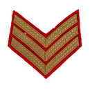 British Army Sergeant No.1 Dress Rank Patch