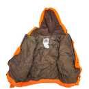 US Made Duxbak Blazing Orange Quilted Hooded Jacket - Large