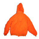 US Made Duxbak Blazing Orange Quilted Hooded Jacket - Large