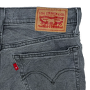 Levi's 501 Women's Wedgie Straight Grey Jeans - 28x28, Small - Army & Outdoors - Jeans