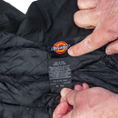 Dickies Black Eisenhower Quilted Jacket - XLarge - Army & Outdoors - Field Jackets