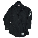 US Navy Black Service Shirt - Small