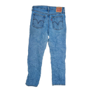 Levi's 501 Women's Wedgie Straight Blue Jeans - 29x28, Small