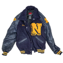 Dilly Dark Blue Wool Kids Varsity Jacket - XLarge