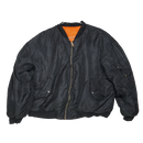 MA-1 Black Flight Jacket - 3XLarge