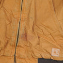 Berne Brown Quilted Hooded Jacket - Large