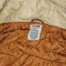 Dickies Brown Quilted Hooded Shirt Jacket - Small
