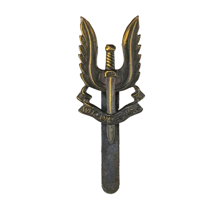 British Army Special Air Service (SAS) Cap Badge, Item 2