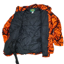 US Made Cabela's Dry Plus Blaze Orange Tree Camo Cold Weather Jacket - Small
