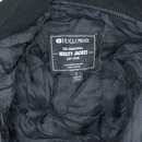 Holloway Black Wool Varsity Jacket - Small