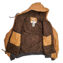 Berne Brown Quilted Hooded Jacket - Large