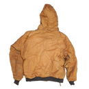 Berne Brown Quilted Hooded Jacket - Large
