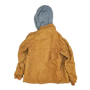 Dickies Brown Quilted Hooded Shirt Jacket - Small