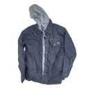 Wrangler Blue Quilted Shirt Jacket - Medium