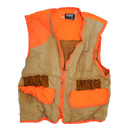 Vintage SafTbak Brown & Blazing Orange Hunting Vest - XLarge