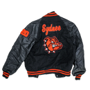 Holloway Black Wool Varsity Jacket - Small