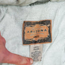 Arizona Jeans Co. Grey Hooded Canvas Work Jacket - Large