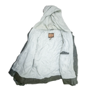 Arizona Jeans Co. Grey Hooded Canvas Work Jacket - Large