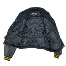 American Cheer Power Black Varsity Jacket - Large - Army & Outdoors - Bomber Jacket