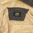 Lee Brown Sherpa Lined Hooded Jacket - Large - Army & Outdoors - Hoodies