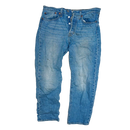 Levi's 501 Women's Wedgie Straight Blue Jeans - 27x28, Small