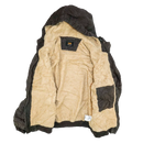 Lee Brown Sherpa Lined Hooded Jacket - Large - Army & Outdoors - Hoodies