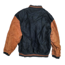 Swingster Grand Sierra Black & Brown Varsity Jacket - Medium