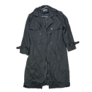 Pantete Black Double Breasted Trench Coat - Small